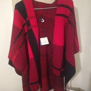 WOMEN'S(MING WANG)BRAND THROW OVER (BRANDNEW